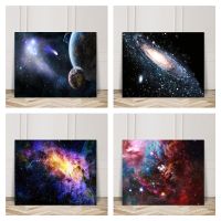 【CW】❐✴ↂ  Cosmos Hanging Painting Decoration System Canvas Wall Design