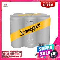 ชเวปส์ น้ำโซดา 330 มล.X6SCHWEPPES SODA WATER 330ML.X6