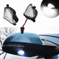 LED Under Side Mirror Light Lamp Puddle Lamp 2 pieces 6000K White for skoda Octavia Mk3 5E 2012-2017 Superb 2 Octavia 3