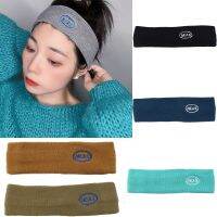 【cw】 New MenKnitted Headband Fashionable Wool Knitted StretchSweat Absorbent HairCouples Warm Hair Accessories