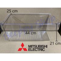 กล่องใส่ผักในตู้เย็น กล่องผัก ตู้เย็น Mitsubishi มิตซูบิชิ รุ่น MR-F20/F21/F22/F23/F24/F25/F26/F27/F28/F29 ของแท้ ถูกชัวร์ อะไหล่ ตู้ เย็น samsung อะไหล่ ตู้ เ