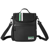 ROCKBROS New Handlebar Bike Bag Multifunctional Waterproof Bicycle Front Basket Handbag Frame Tube Holder Shoulder Bike Bag