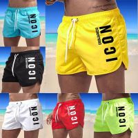 Quick-Dry Mens Swim Trunks: Hot Beachwear Shorts for Sports Gym and Beach Activities Luxury Brand Swimwear