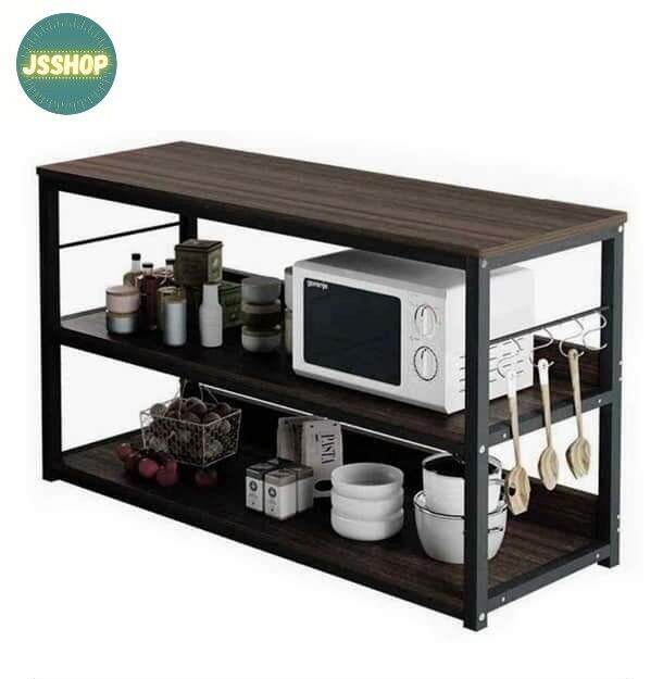 CJY02 WOODEN KITCHEN RACK Lazada PH
