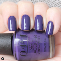 พร้อมส่ง OPI - Mariachi Makes My Day ? Two easy coats (NL M93) ยาทาเล็บ สีม่วง undertone น้ำเงินเข้มๆ ทาแล้วมือเท้าขาวน้าา แท้ ?%