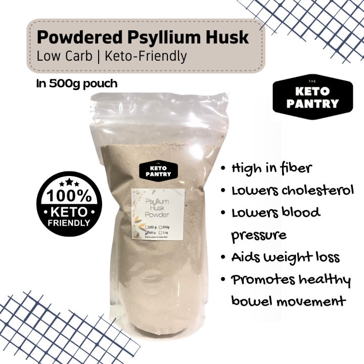 KETO Friendly Powdered Psyllium Husk 500g Lazada PH