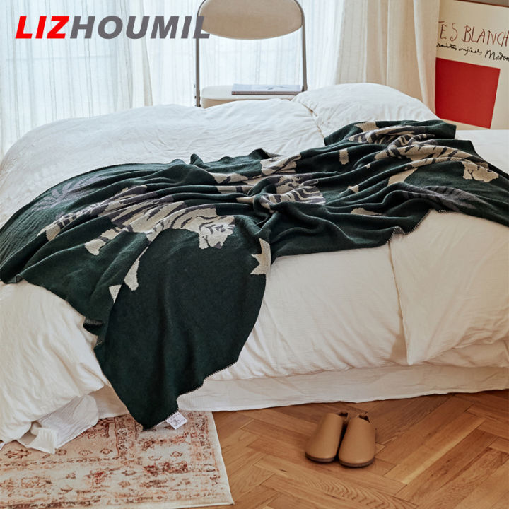 lizhoumil-ผ้าห่มปูเตียงการ์ตูนสัตว์น้ำหนักเบานุ่มพิเศษผ้าห่มสำหรับห้องนอนโซฟาห้องรับแขกห้องเด็ก