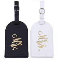 【DT】 hot  Mr&amp;Mrs Suitcase Luggage Tag Bag Pendant Travel Accessories Name ID Address Personalized VIP Invitation Label LT335