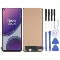 หน้าจอจอ LCD แบบดั้งเดิม AMOLED สำหรับ OnePlus 8T 5G KB2001 KB2000 KB2003พร้อม Digitizer ประกอบเต็มตัวเครื่อง (สีดำ)(ZSHS)