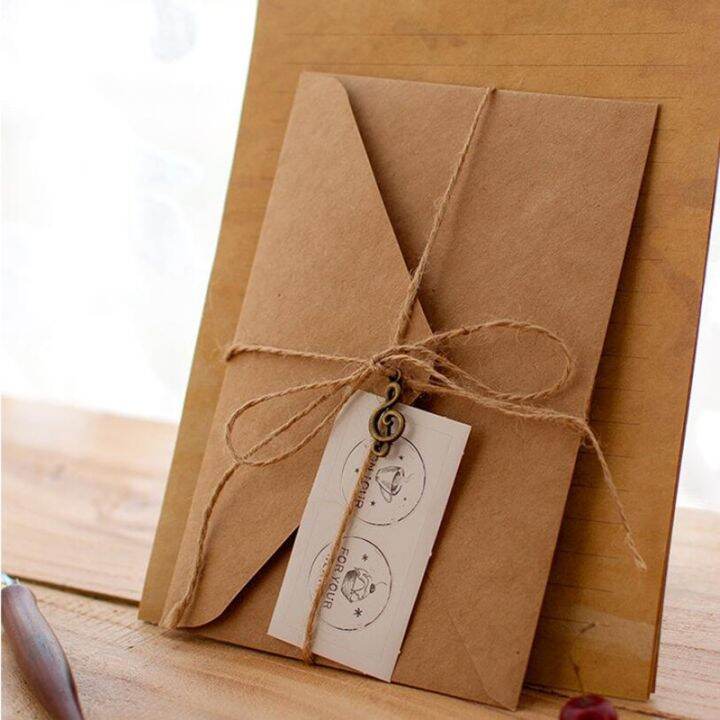 yf-12pcs-set-paper-envelope-postcard-wedding-invitation-korean-stationery-office-supplies