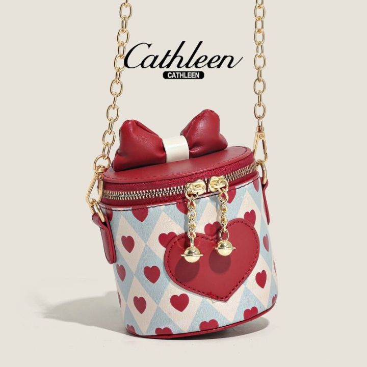 hot-selling-kathryn-niche-bag-womens-2023-new-love-chain-bucket-simple-shoulder-messenger