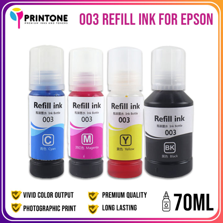Epson 003 Compatible Refill Ink For Epson L1110 L3100 L3101 L3110 L3150 Series Premium 9489