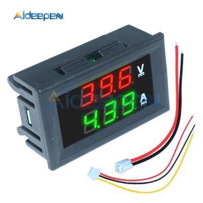 Digital Voltmeter Ammeter DC 0-100V 10A 50A 100A 0.56 39; 39; LED Display Voltage Regulator Volt AMP Meter Tester Detector Auto Car