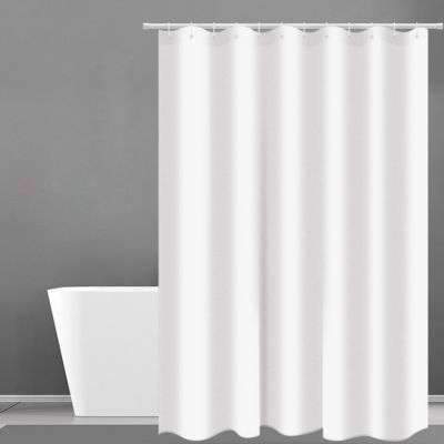 Shower Curtain Ho Heavy Weight Shower Curtain Waterproof and Mildew Free Bath Curtains White Shower Curtains D40