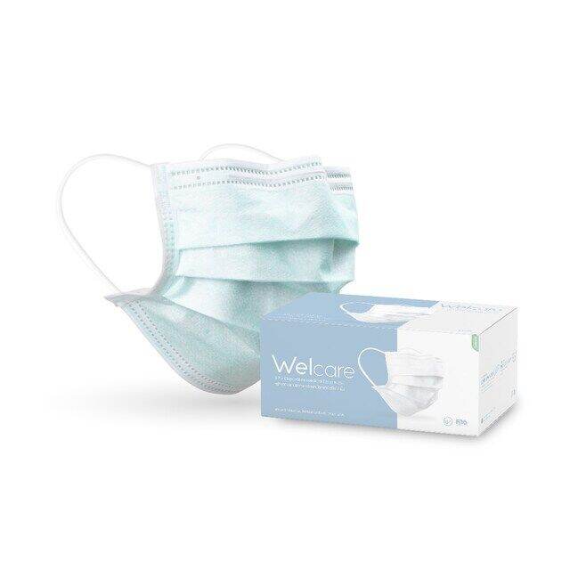 welcare-mask-หน้ากากอนามัยผู้ใหญ่-แบบกล่องบรรจุ-50-ชิ้น-4-สี