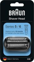 Braun Series 5 Cleaning Electric Shaver Replacement Head, Easily Attach Your New Shaver Head, Compatible with All New Generation Series 5/6 Electric Shavers, 53B, Black