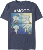 Nickelodeon Mens Big &amp; Tall Squid Mood T-Shirt