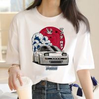 Initial D เสื้อการ์ตูนผู้หญิง,เสื้อยืดออกแบบญี่ปุ่นเสื้อผ้า Y2k การ์ตูนผู้หญิง