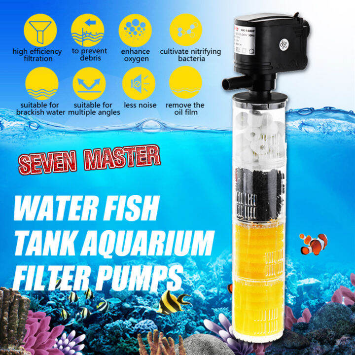 Seven Master 3 in 1 Aquarium Internal Filter Aquarium Pump Aquarium