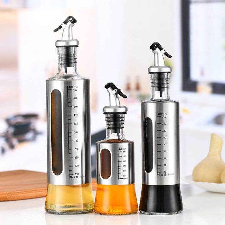 XUNJIE Multifunctional Vinegar Olive Oil Kitchen Stainless Steel Wine