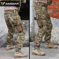 IDOGEAR G3 Combat Pants With Knee Survival equipment Tactical Trousers Tactical Camouflage Hiking Tactical Gear 3201