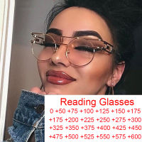 2021 Metal Steampunk Optical Presbyopia Glasses Man Women Brand Designer Anti Blue Light Fashion Round Reading Glasses Leesbril