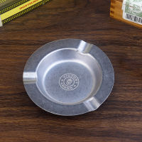 Cuba Cigarr Ashtray American Vintage Travel Three Grooves Cigatette Holder With Ciggar Cutter