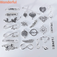 ?【Lowest price】Wonderful 50X จี้รูปตัวอักษรอินฟินิตี้ตัวเชื่อมแบบโบราณแบบมีตัวอักษรทำงานด้วยตนเองการค้นหาเครื่องประดับ