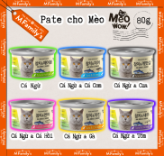 Pate Cho Mèo Meowow Hàn Quốc cá ngừ trắng 80g Pate mèo Pate dành cho mèo