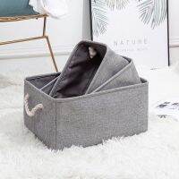 Home Supplies Free Shipping Folding Linen Organizer Box Baby Toys Socks Clothes Book Gadget House Office Laundry Basket Storage