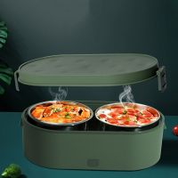 Electric Mini Lh Box USB Charging Food Heater Container Car Home Travel Portable Rice Cooker Warmer Stainless Steel Bento Box