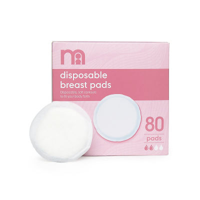 แผ่นซับน้ำนมคุณแม่ mothercare disposable breast pads - 80 pack D2326
