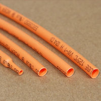 5M/Lot Orange - 2MM 4MM 6MM 8MM 10MM 12MM Assortment Ratio 2:1 Polyolefin Heat Shrink Tube Tubing Sleeving Cable Sleeves Cable Management