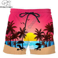 PLstar Cosmos Drop shipping 2019 New summer vibes shorts Hawaiian Beach Palms tree 3D Printed MaleFemale Novelty Casual Shorts