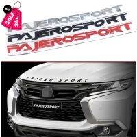 โลโก้ตัวอักษร มิตซูบิชิ ปาเจโร่สปอร์ต แต่งฝากระโปรงหน้ารถ ดำ The MITSUBISHI PAJERO SPORT 3D logo Front hood EMBLEM BLACK #โลโก้  #โลโก้รถ  #โลโก้รถยนต์  #สติ๊กเกอร์รถ #Logo