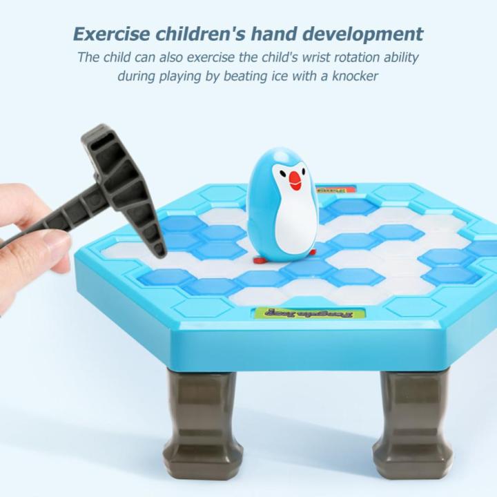 abs-เพนกวินมินิเกมกระดานกับดักของเล่นฝึกทักษะจัดสมดุลเปิดงานน้ำแข็งสำหรับเด็ก