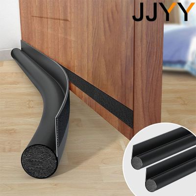 【DT】hot！ JJYY Strip Draught Excluder Stopper Door Bottom Guard Silicone Rubber Dustproof Soundproof Strips
