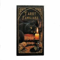 Set Tarot Cards Gift Box Luxury Gold Foil Tarot Card Hot Stamping PVC Waterproof Wear-resistant Board Game Solitaire Divination