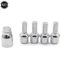 4Pcs M12x1.5 Anti Theft สกรู Bolts Security ล้อโลหะผสมเหล็กสูตรปิด Acorn ล็อค Lug Nut สำหรับ Universal Car