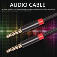 1m/2m/3m 3.5mm Jack Audio Cable AUX Male Extension Cord for Speaker Headphones Audio Video Cable Adapter Locking Cable Cables