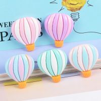 10Pcsset Cartoon Hot Air Balloon Cabochon Scrapbooking Phone Case Hair Clip DIY Resin Flatback