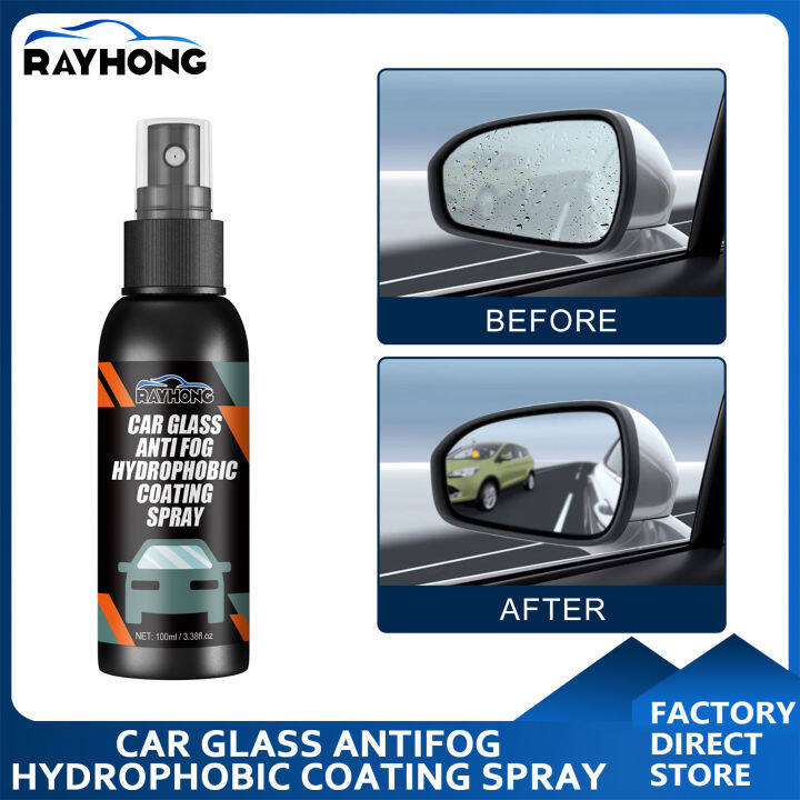 Rayhong Car Glass Water Repellent Spray Anti Fog Anti Rain Coating For Hydrophobic Anti Rain