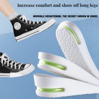 ♛™ 1Pair Height Increase Insole for Feet Sports Air Insoles Comfort Plantar Fasciitis Shoes Inserts Shock Absorbing Shoe Pads