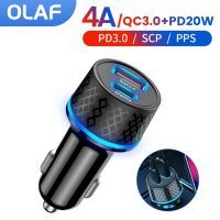 【Aishang electronic】Olaf 68WCharger USB Type CPortQCCharging สำหรับแล็ปท็อป CarCharger13 ProSamsung Type C