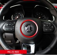 For MG ZS 2017 2018 2019 2020 2021 MG 6 MG 3 MG HS Stainless Steel Steering Wheel Decorative Ring Modified Ring Car Accessories