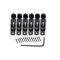 【cw】6PieceSet Individual Single Bridge Saddles For 6 String Electric Guitarhot 【hot】 1