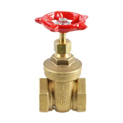 ประตูน้ำทองเหลือง CITY 1 นิ้ว BRASS GATE VALVE CITY 1