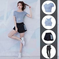 For The Female Temperament Dust Cultivate Ones Morality Show Thin Summer Morning Running Training Sports Fitness Clothing High-End Fashion Suits