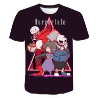 Undertale Sans T-shirt Game 3D Print Streetwear Men Women Sport Casual Hip Hop T Shirt Boy Girl Tees Kids Tops Children Clothing