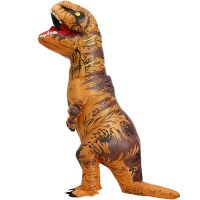 Kids Adult Inflatable Dinosaur Costumes T-Rex Anime Cartoon Christmas Halloween Party Cosplay Costume Dress Suits For Man Woman